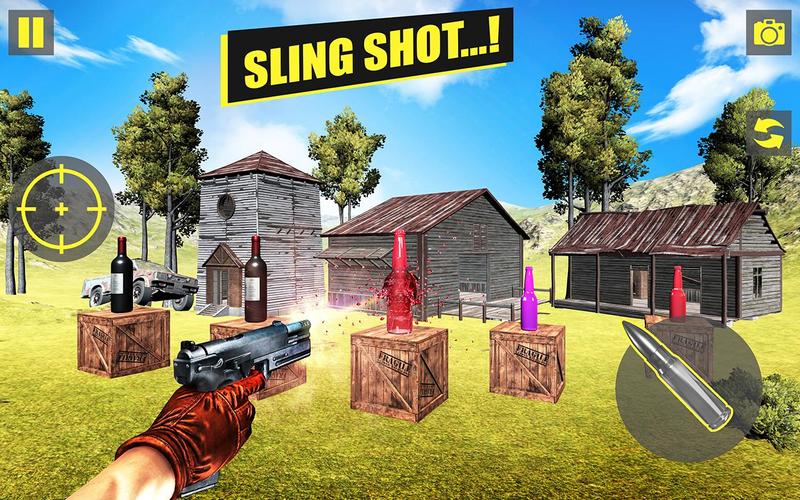 Sniper Gun Bottle Shooter 2023 Ảnh chụp màn hình 0