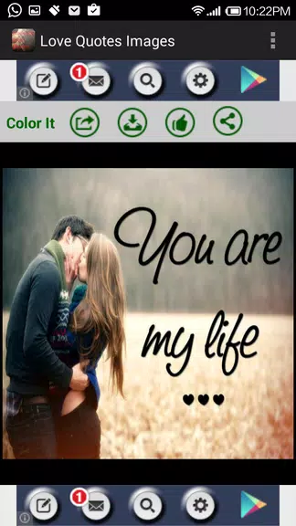 Romantic Love Quotes & Images應用截圖第2張