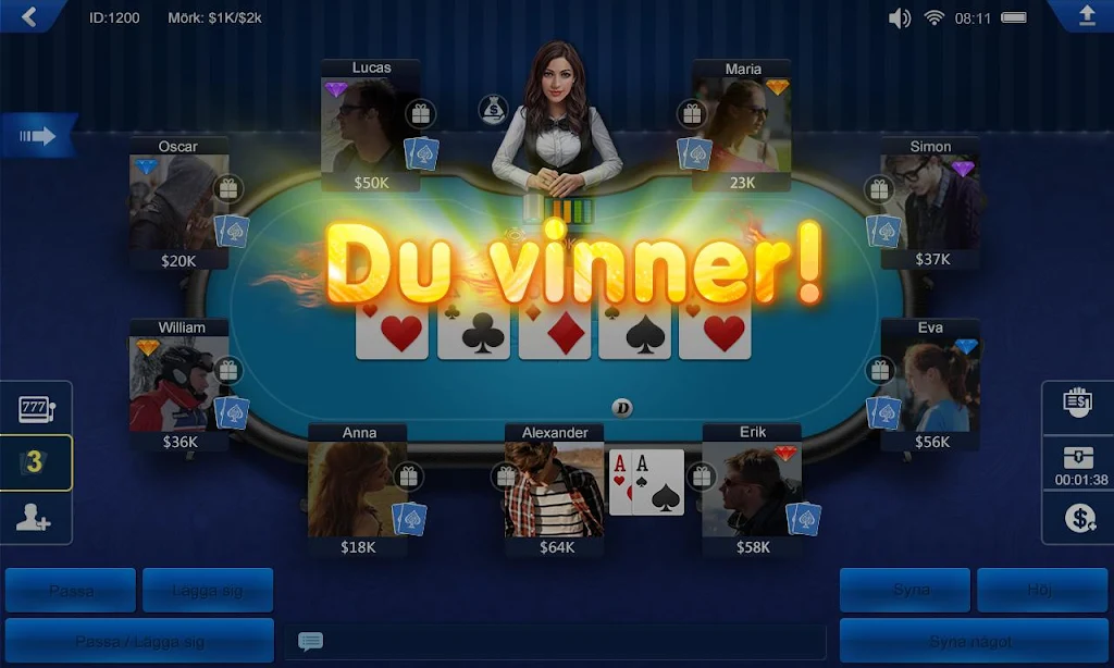 Poker Sverige HD スクリーンショット 3