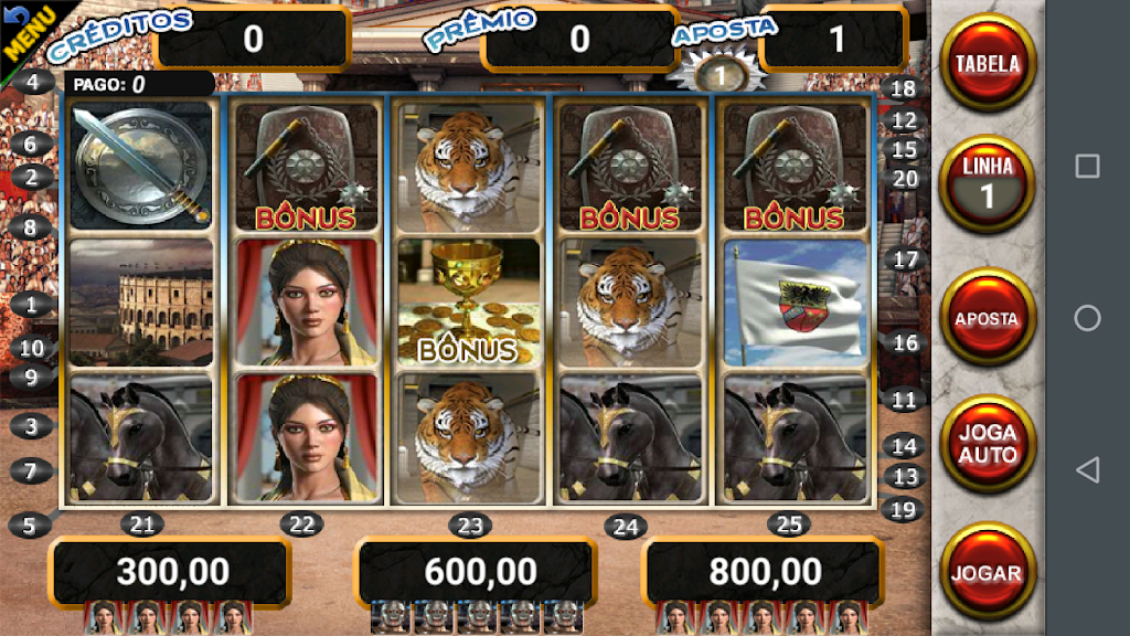 Gladiador Slot Caça Níquel Скриншот 0