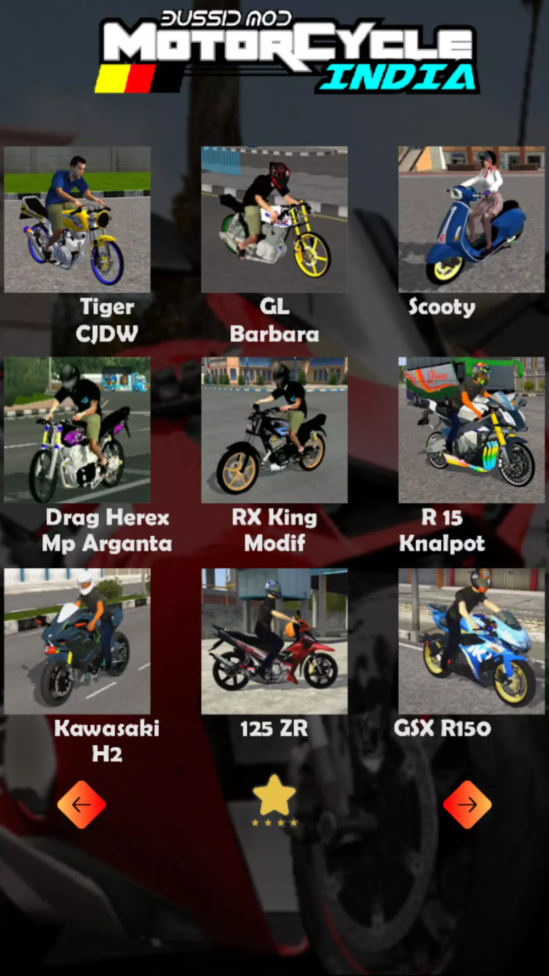 Bussid Mod Motorcycle India Tangkapan skrin 3