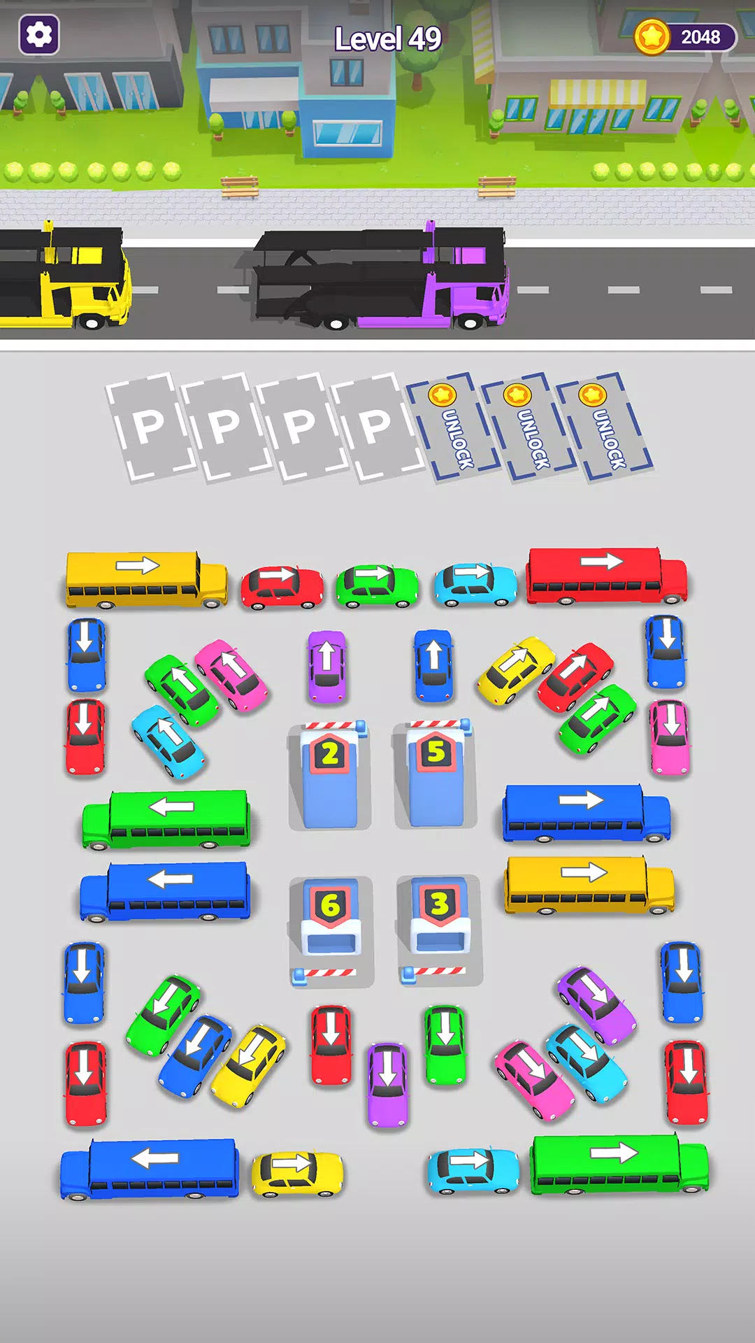 Mini Car Jam: Parking Puzzle Ekran Görüntüsü 0