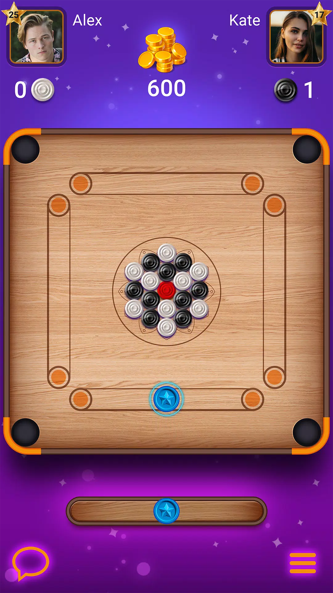 Carrom Lure - jeu de billard Capture d'écran 0