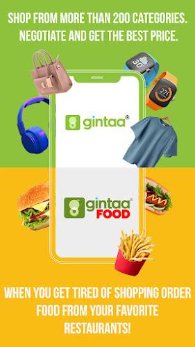 gintaa: Shop & Order Food Capture d'écran 0