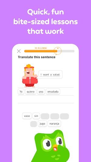 Duolingo: Sprachkurse Screenshot 1