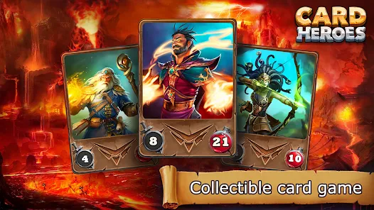 Card Heroes: TCG/CCG deck Wars Mod Schermafbeelding 1