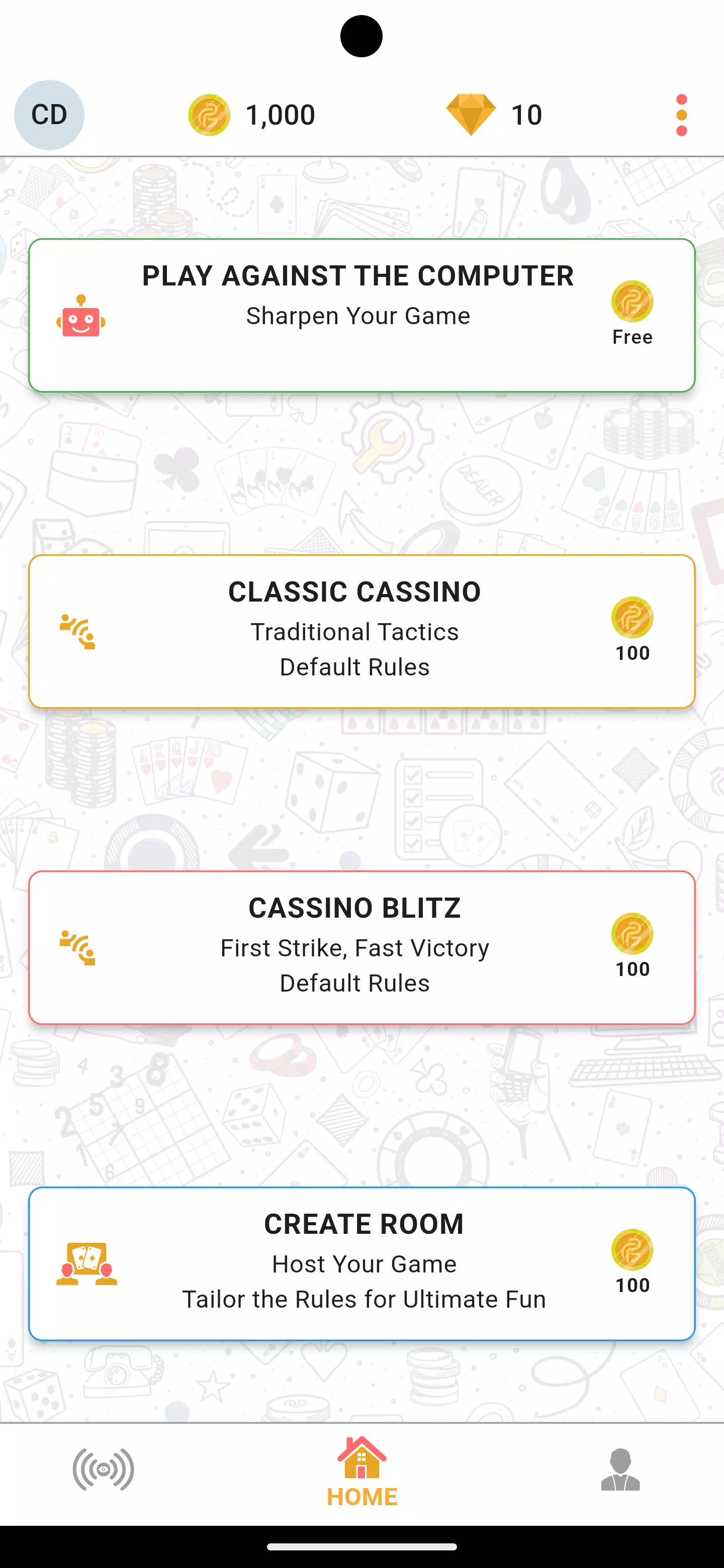 Pocket Cassino 스크린샷 0