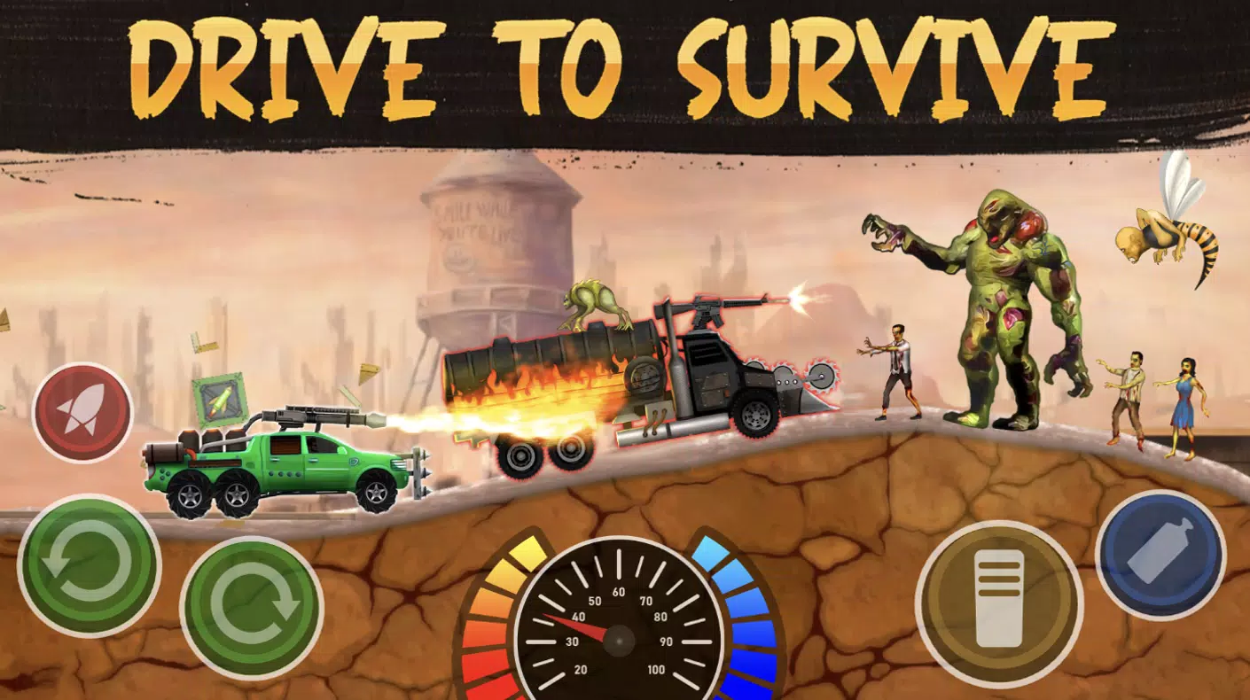 Zombie Crash Racing Скриншот 0