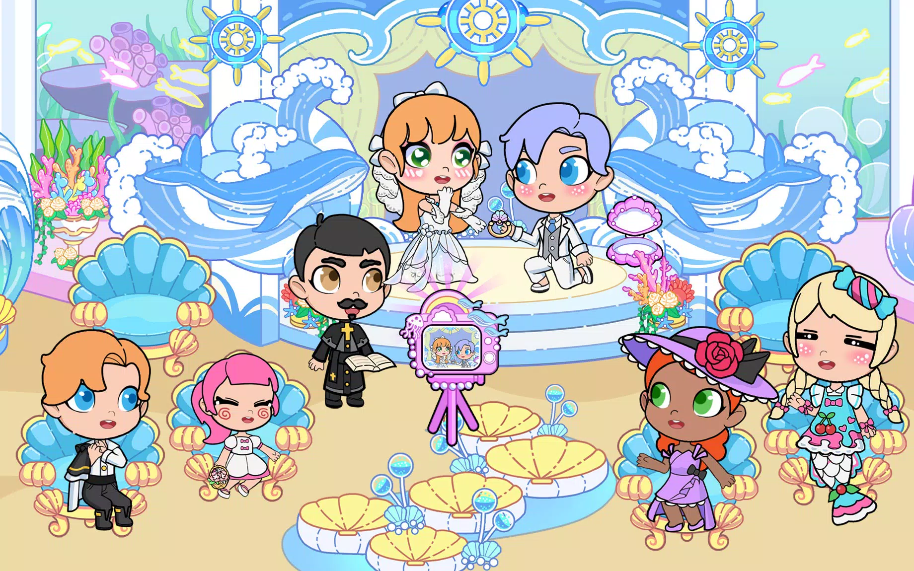 Mermaid Wedding World Скриншот 0