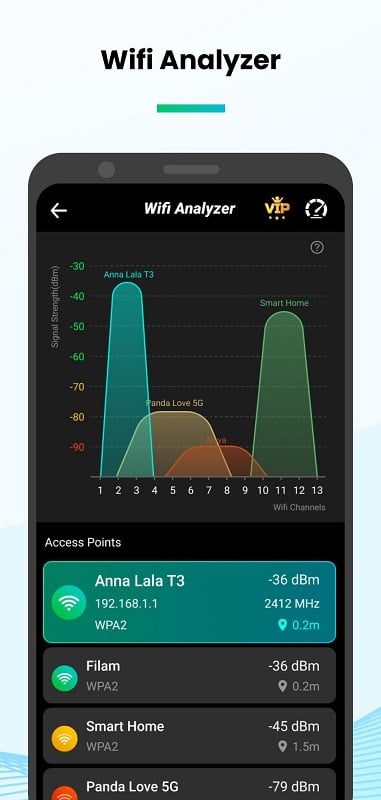 Speed Test & Wifi Analyzer Screenshot 2