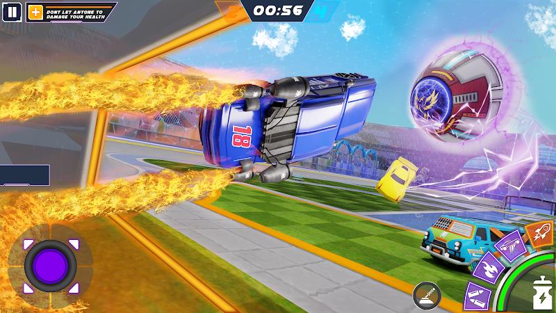 Rocket Car: Car Ball Games ภาพหน้าจอ 2