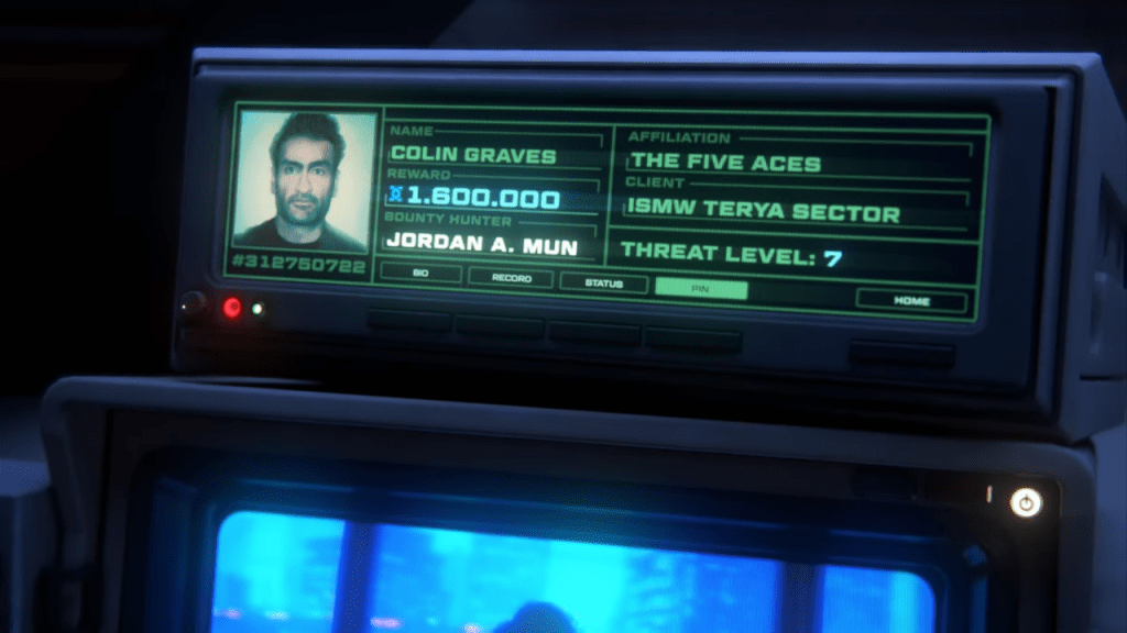 Kumail Nanjiani as Colin Graves in Naughty Dog's new game, Intergalactic: The Heretic Prophet