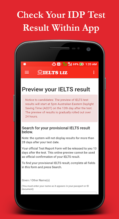 IELTS Liz Captura de tela 0