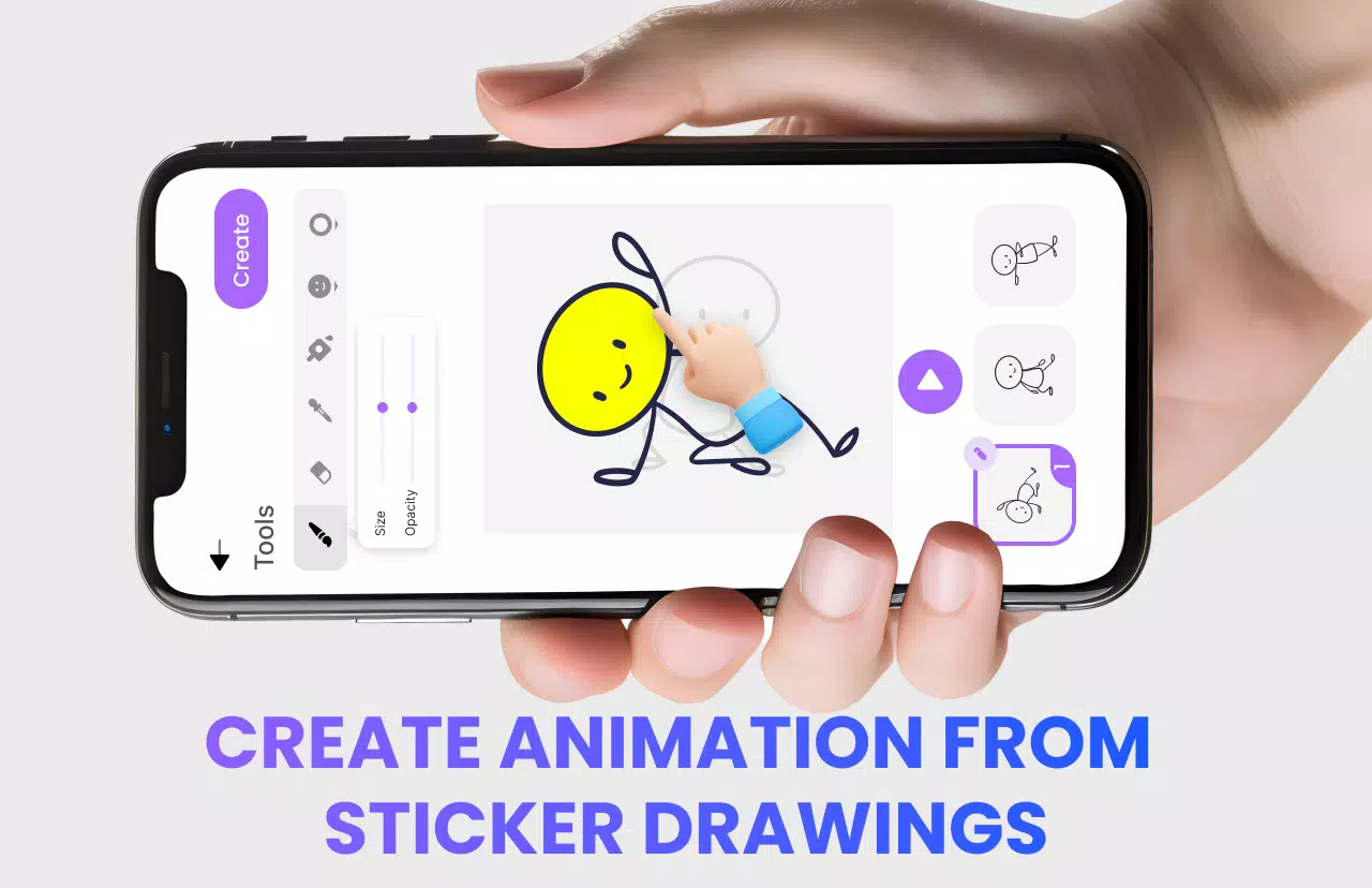 Draw Animation - Anim Creator ဖန်သားပြင်ဓာတ်ပုံ 0