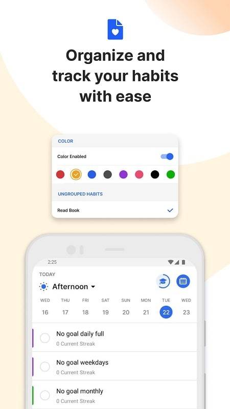 Habitify: 每日習慣追蹤器應用截圖第2張