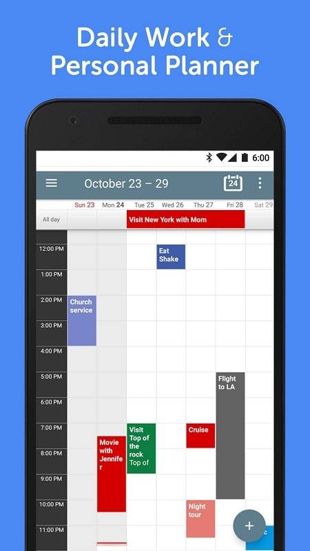 Calendar+ Schedule Planner Скриншот 1