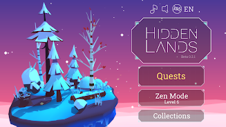 HIDDEN LANDS - Visual Puzzles Captura de tela 0