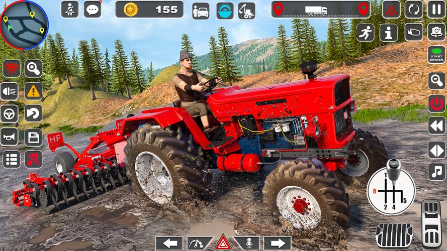 Tractor Driving Farming Games Ekran Görüntüsü 1