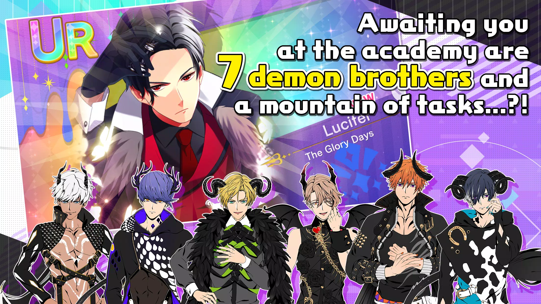 Obey Me! Anime Otome Sim Game Captura de tela 1