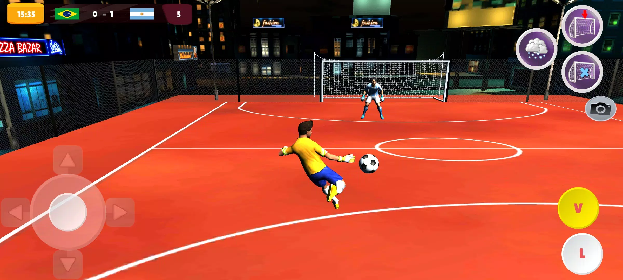 Goalie Wars Football Street स्क्रीनशॉट 1