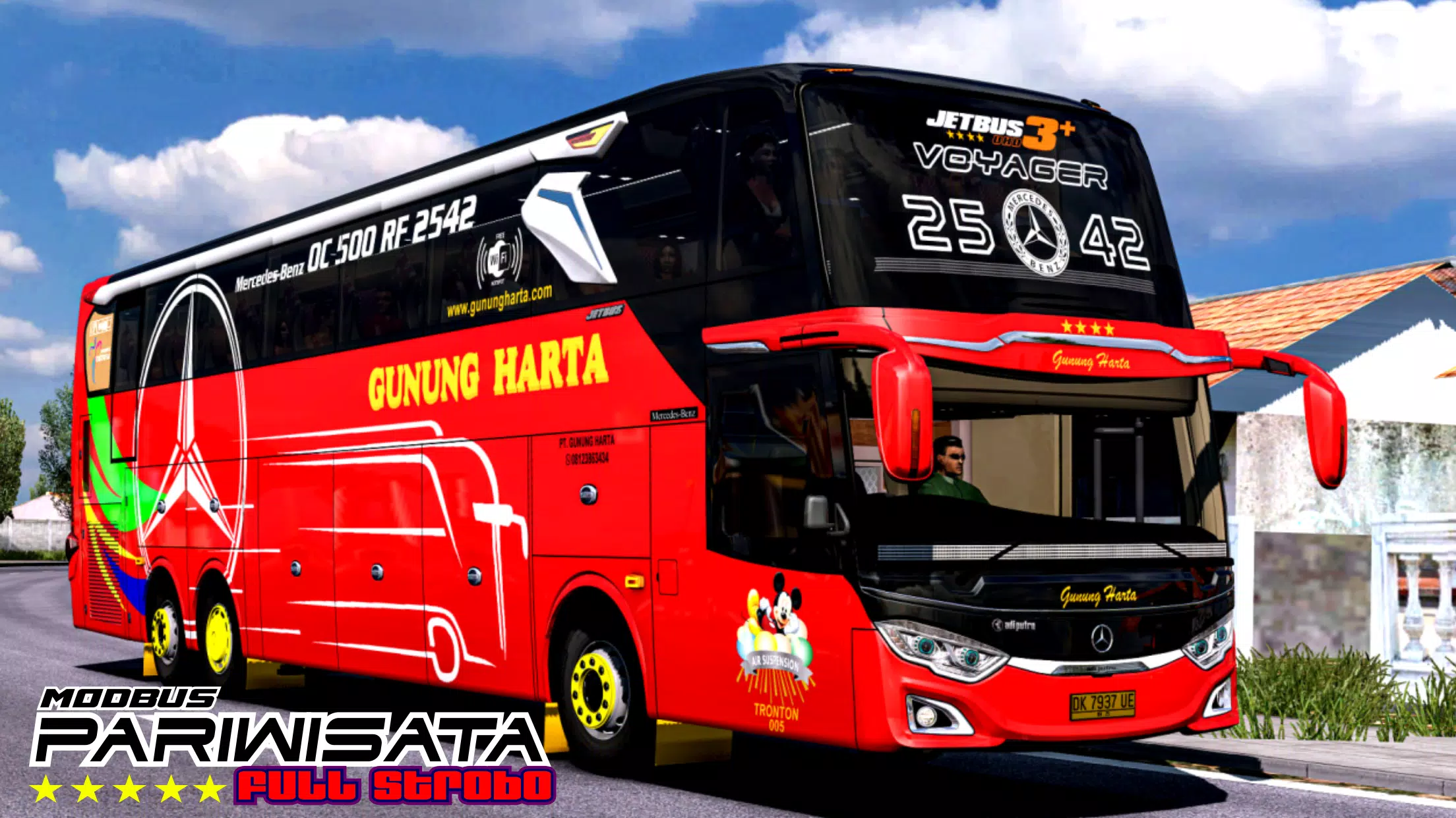 Mod Bus Pariwisata Full Strobo Ekran Görüntüsü 0