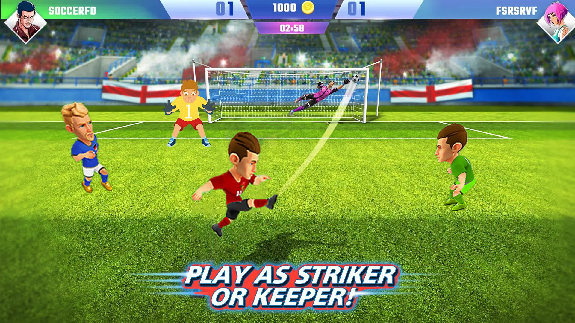 Mini Football Games Offline स्क्रीनशॉट 1