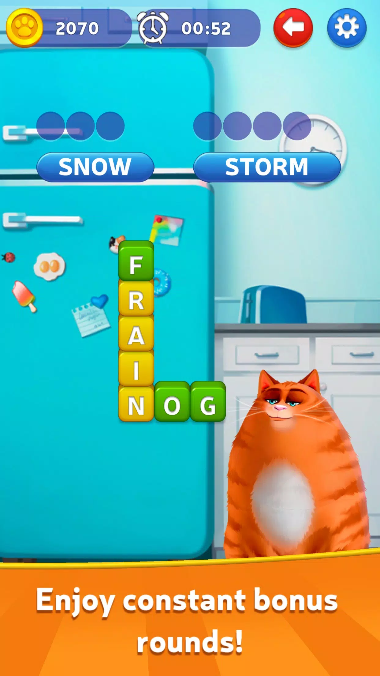 Kitty Scramble: Word Game应用截图第2张