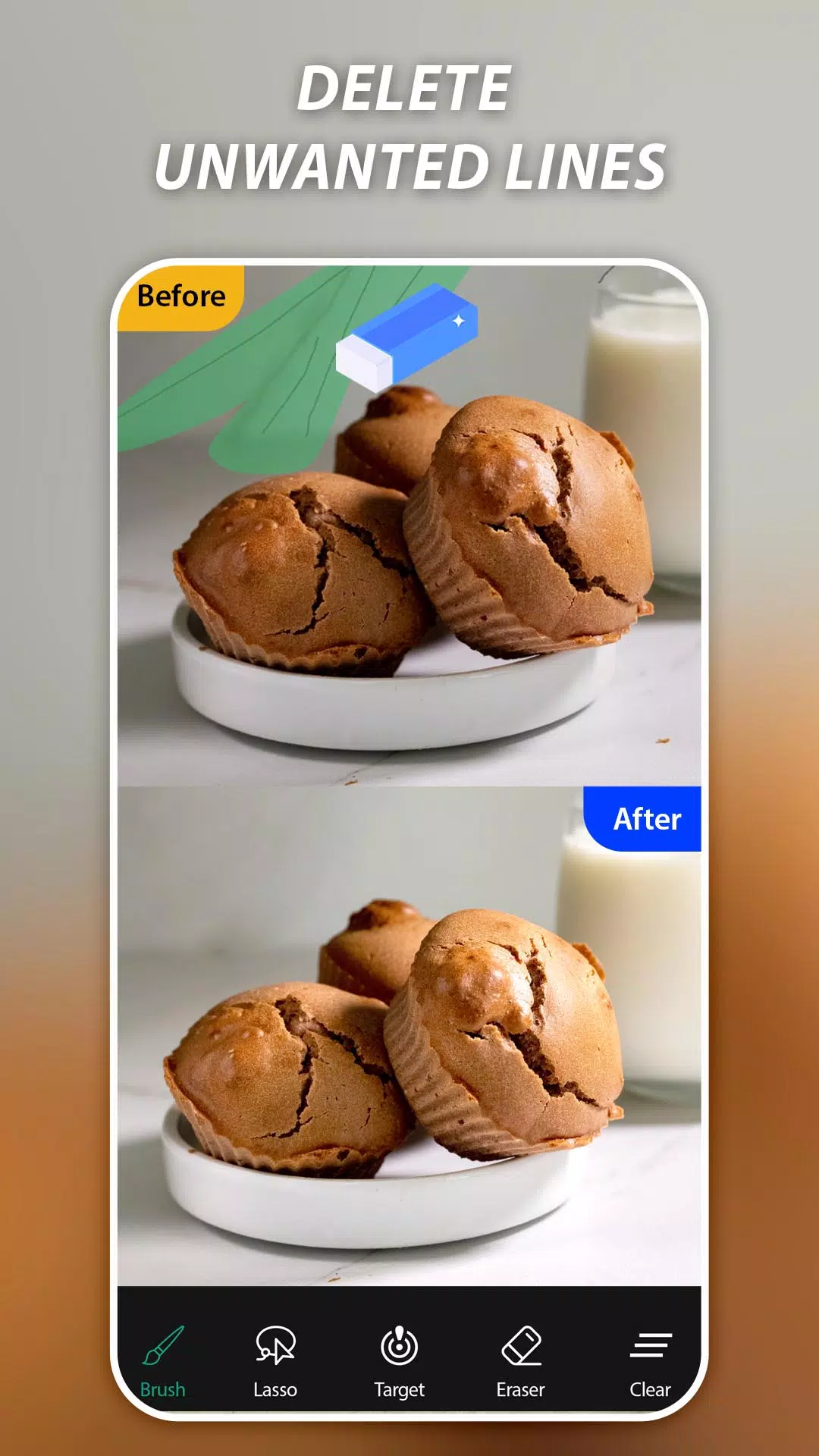 AI Remove Objects, Retouch Schermafbeelding 2