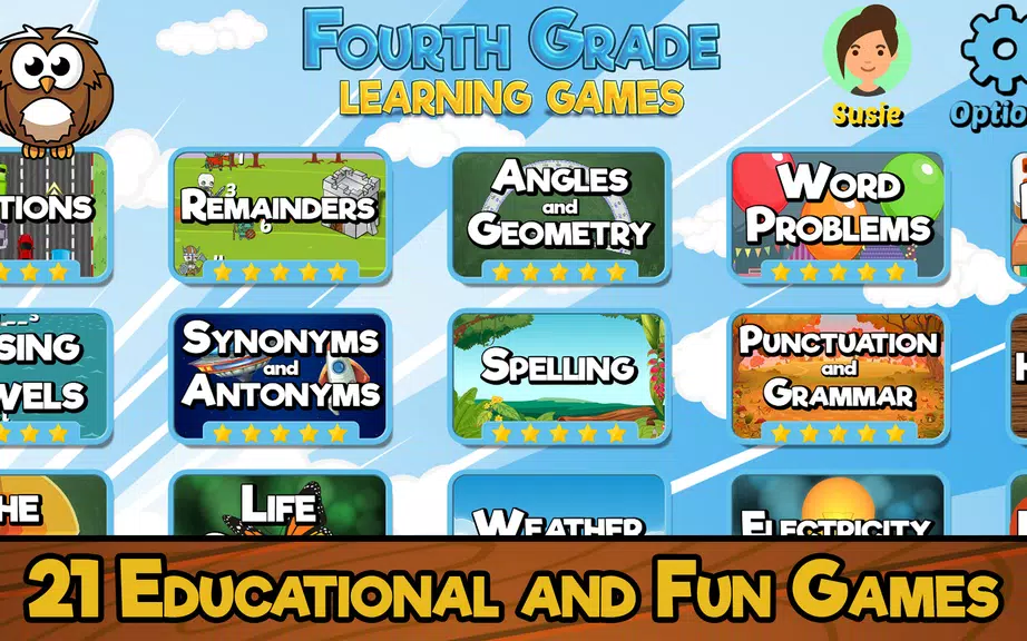 Fourth Grade Learning Games Zrzut ekranu 0