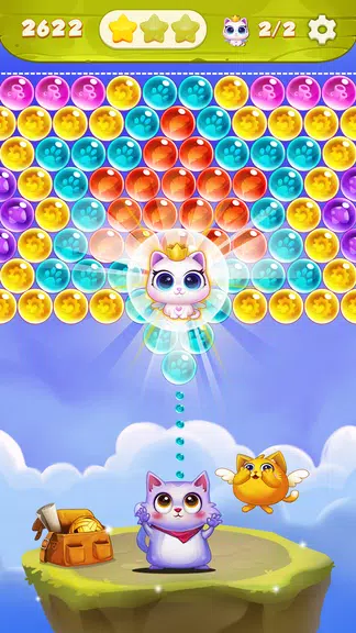 Bubble Cat Shooter स्क्रीनशॉट 0