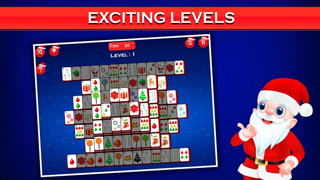 Mahjong Deluxe - Christmas Fun Capture d'écran 0