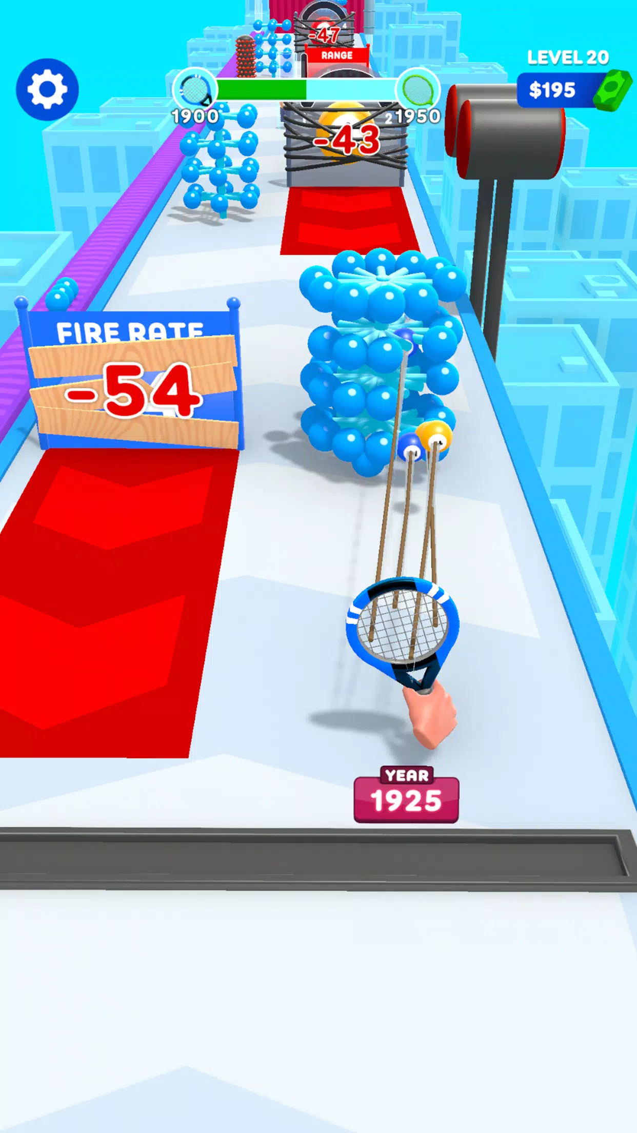 Racket Run Captura de pantalla 1