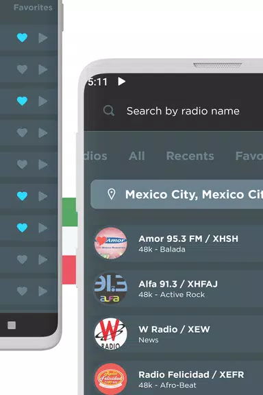 Radio Mexico FM online Tangkapan skrin 2