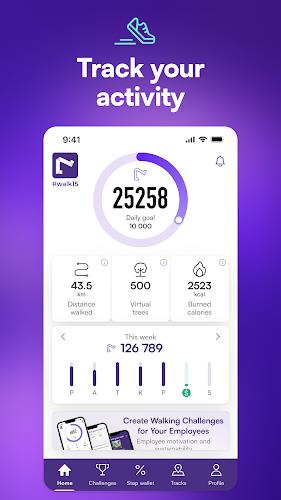 #walk15 – Useful Steps App Screenshot 0