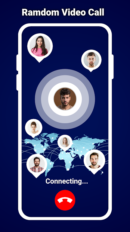 Live Video Call - Global Chat Capture d'écran 3