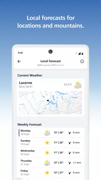 MeteoSwiss Captura de tela 2