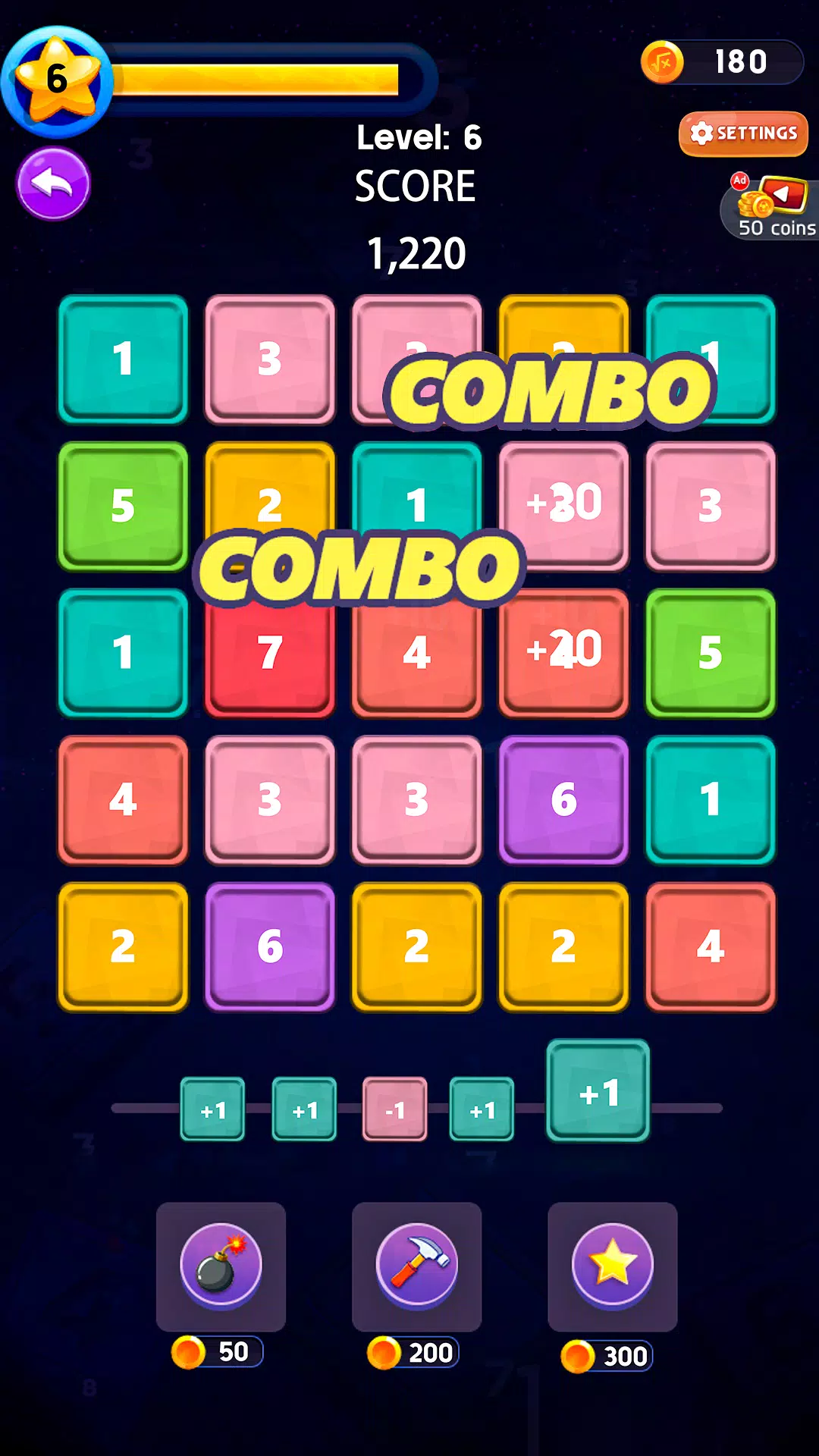 Number Merge Puzzle Match Скриншот 1