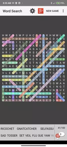 Word Search Puzzle Capture d'écran 2