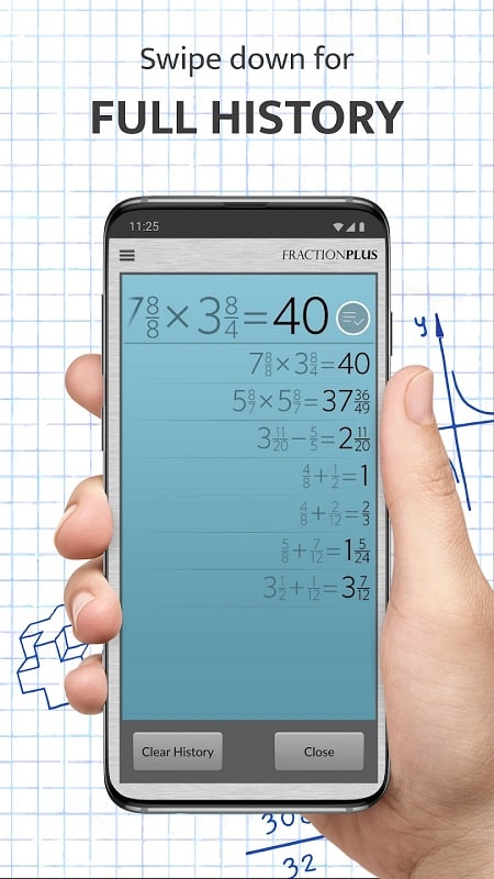 Fraction Calculator Plus Tangkapan skrin 0