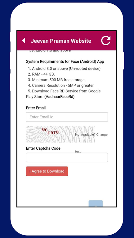 Aadhar Face Rd Authentication應用截圖第0張