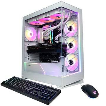 CyberPowerPC 게이머 최고 액체 냉각 인텔 코어 울트라 9 285K RTX 5090 게임 PC