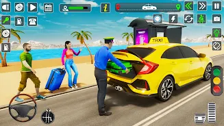 Taxi Driver Cab Car Driving 3D 스크린샷 0