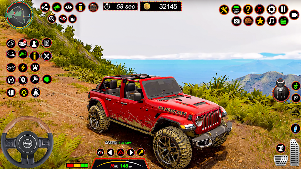 4x4 Jeep Driving Offroad Games應用截圖第1張