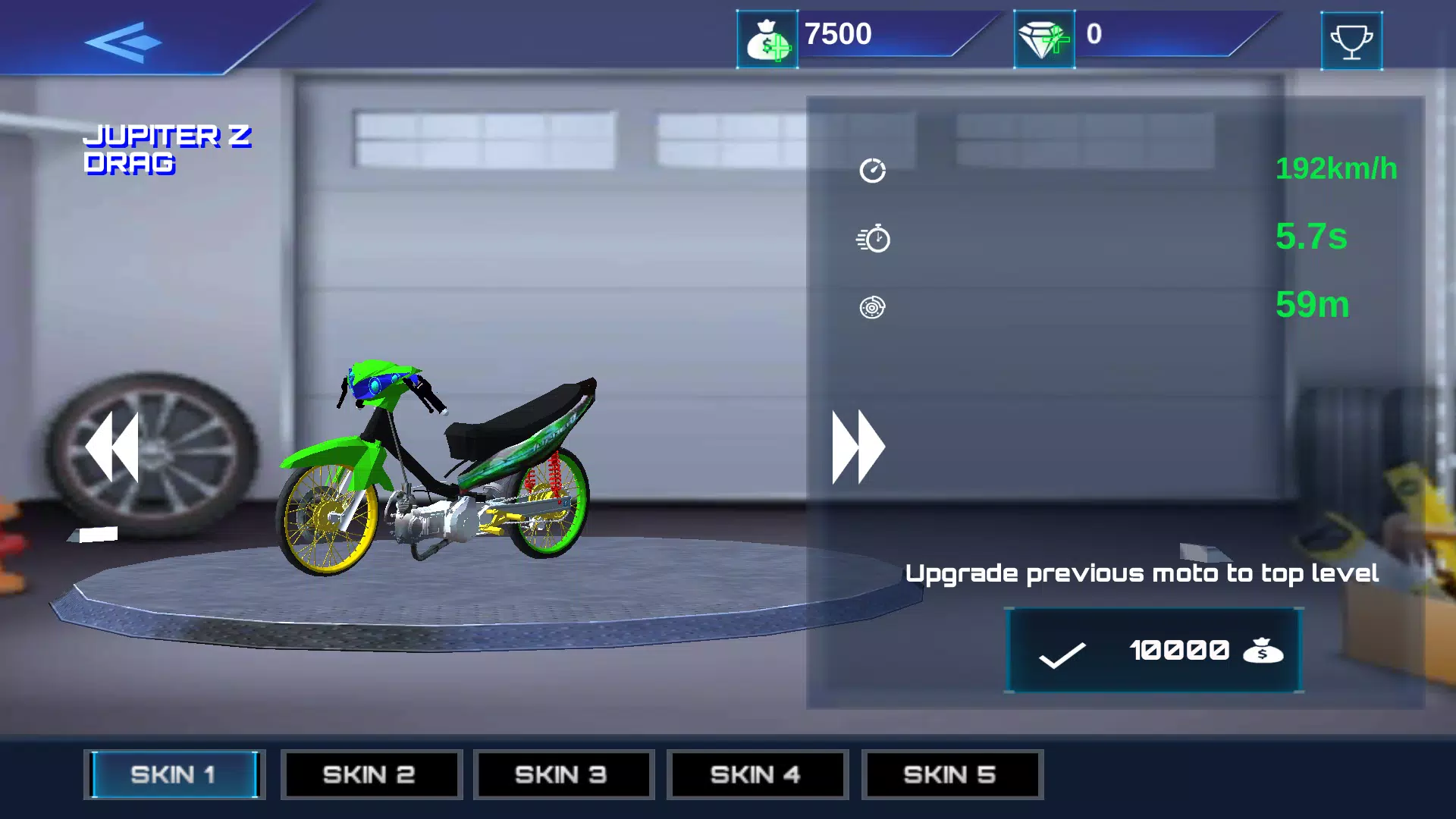 Schermata Real Drag Bike Racing 1