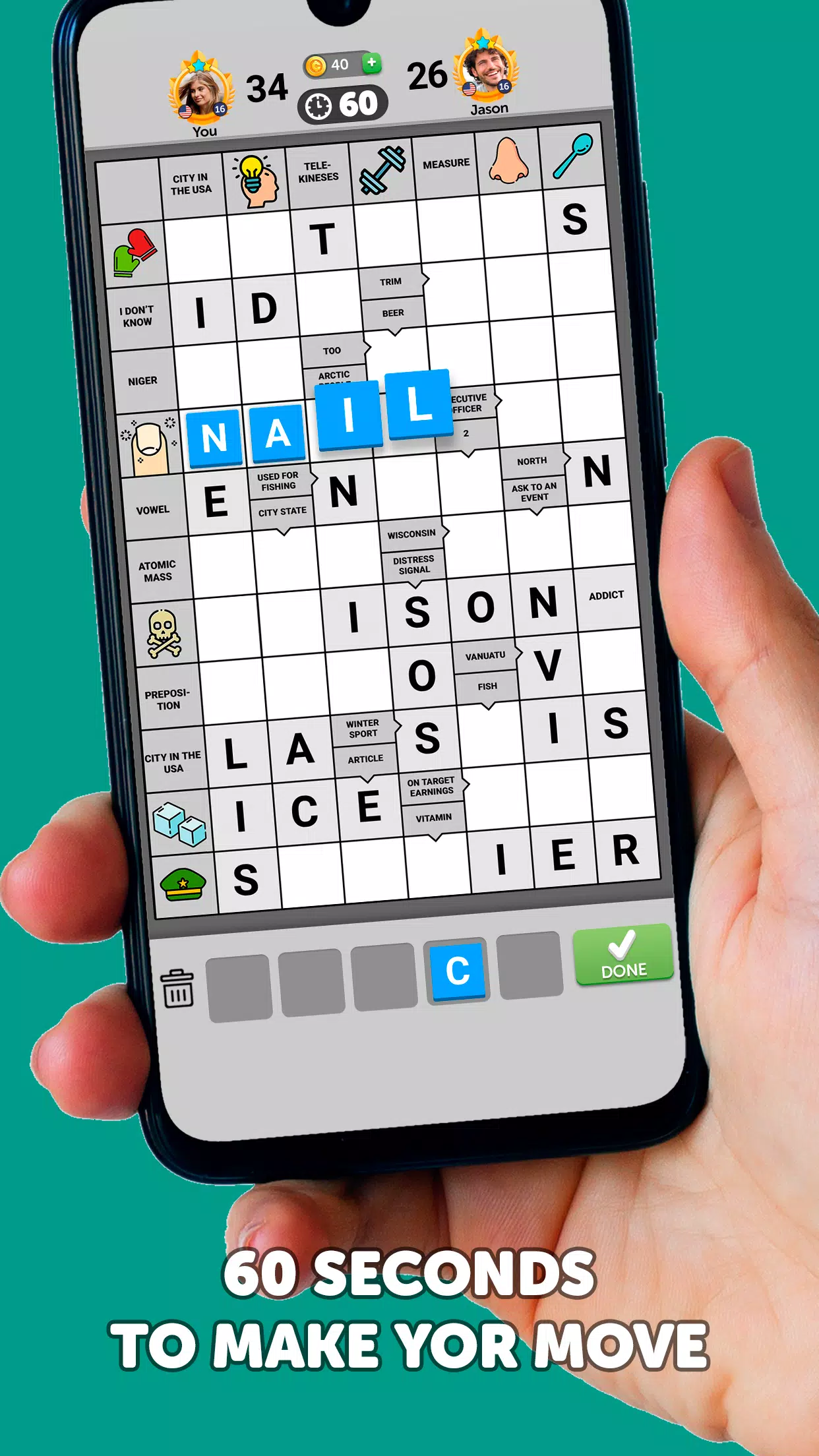 Wordgrams - Kreuzworträtsel Screenshot 0