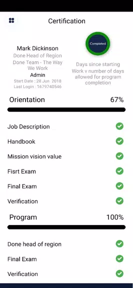 Schermata Done Online Academy 1