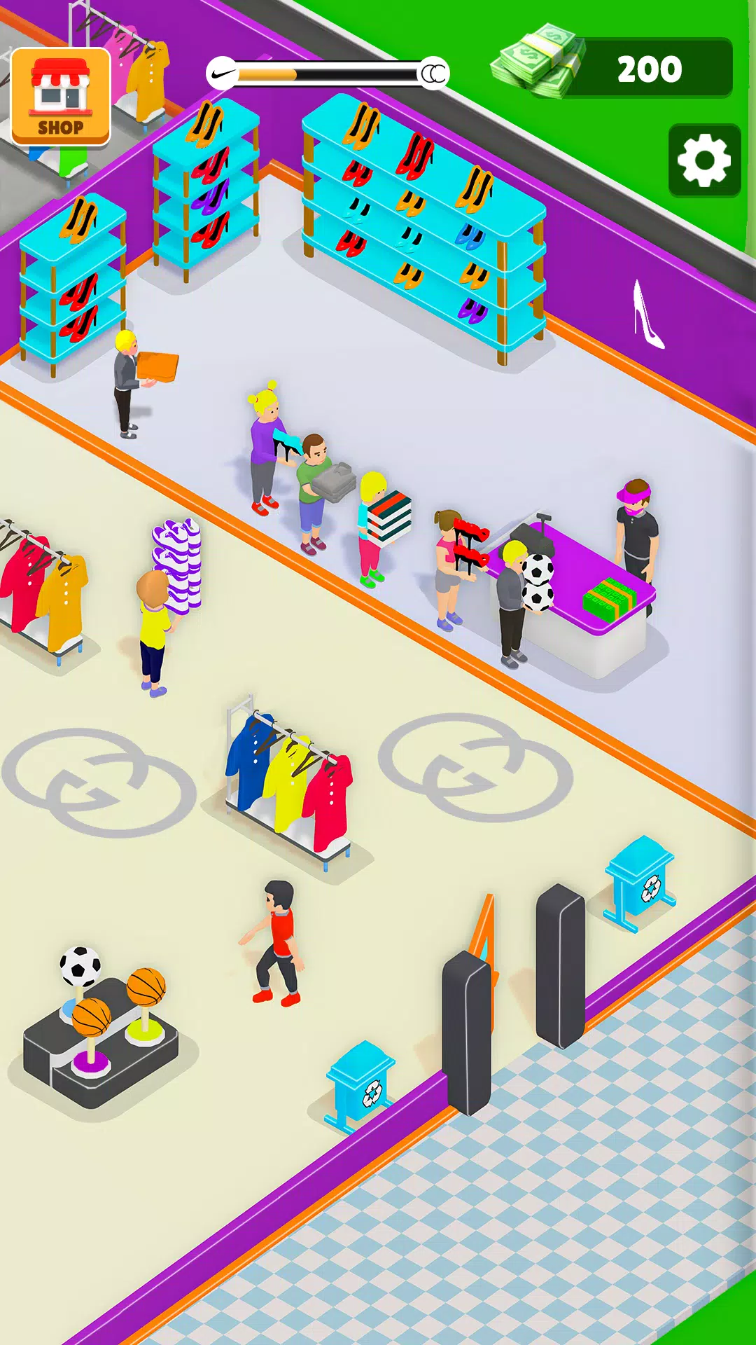 Outlet Store 3d – Tycoon Game Tangkapan skrin 3