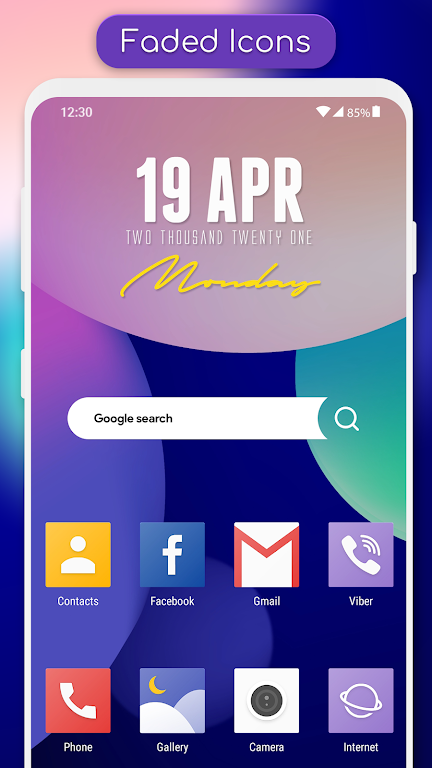 Faded - Icon Pack ภาพหน้าจอ 0