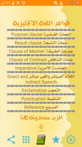 قواعد اللغة الانجليزية كاملة ภาพหน้าจอ 0