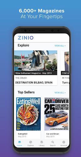 ZINIO - Magazine Newsstand Screenshot 0